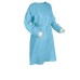 Medical Isolation Gown SMS Knit Cuff Disposable,30gsm Blue