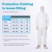 2PCS Disposable Full Body Coverall Protective Isolation Suit L to 3XL